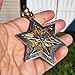 MAXBLING81 CUBIC ZIRCONIA LARGE STAR OF DAVID ICED GOLD PLATED FASHION BLING CHARM PENDANT, JEWISH STAR, JUDAISM SYMBOL (GOLD)
