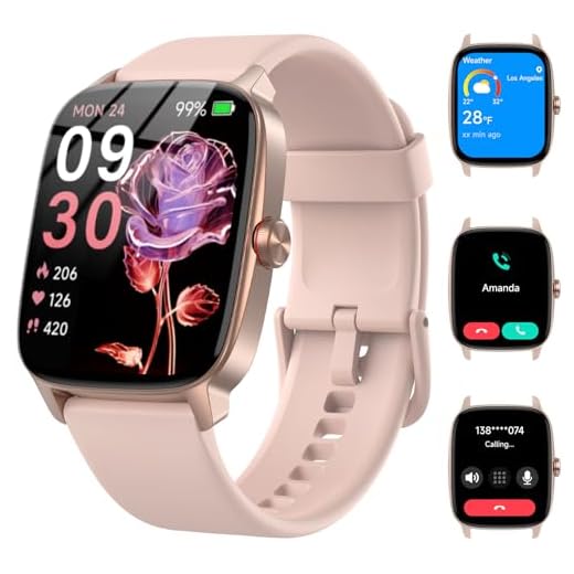 Smart Watches for Women Men with Bluetooth Call & AI Voice, 1.85" HD Fitness Tracker with Heart Rate SpO2 Sleep Monitor, 100+ Sports Modes,Mini Games, IP68 Waterproof Smartwatch for Android iOS Phones