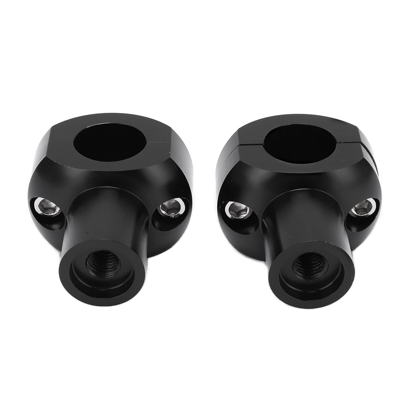 Wakects Riser Manubrio Moto Morsetto Manubrio Moto in Alluminio CNC Design a Testa Tonda da 25 Mm Solleva la Posizione della Barra per la Guida in Posizione Verticale Installazione Semplice per
