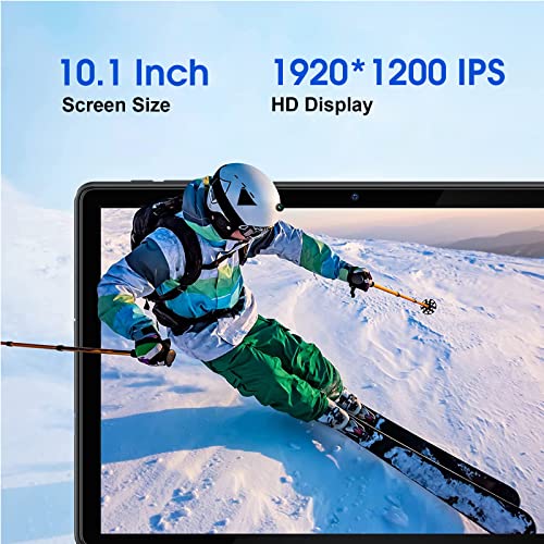 SGIN 10 Zoll Tablet, 8GB RAM 128GB ROM, erweiterbar auf 128GB, Android 12 Quad Core Prozessor, HD IPS Bildschirm, 6000mAh Akku, Dual Kamera, Bluetooth 5.0, GPS (Schwarz) – Bild 6