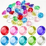 Realjoy 30 Stück Edelsteine für Kinder, 30mm Groß Acryl Diamanten,Diamantkristalle Transparent,Kunststoff Diamanten Deco für Vasen, Tischdeko, Party Mitgebsel, Hochzeit