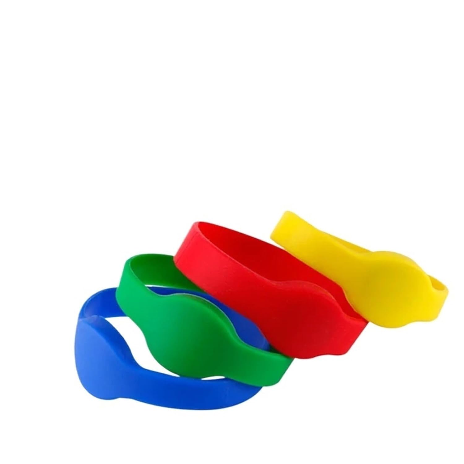 100pcs/lot 13.56Mhz Android NFC MF 1K S50 Chip Silicone Wristband for Door Aceess Control(BK)