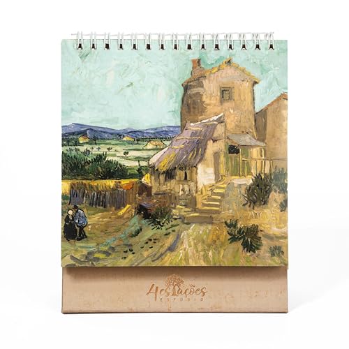 Calendário de Mesa 2025 - Van Gogh