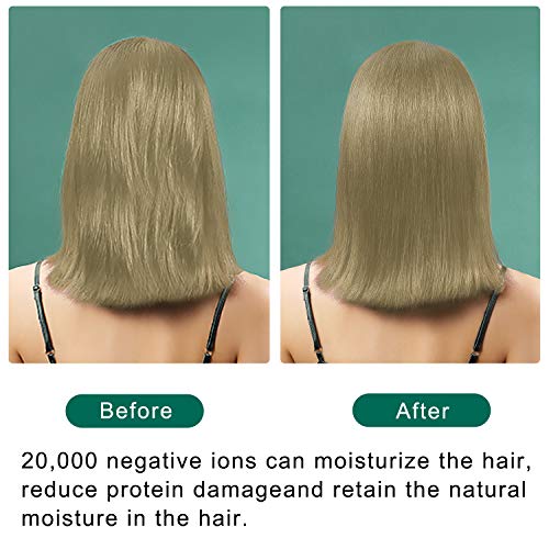 Ionic Hair Dryer, 1800W Negative Ion Hairdryers Blow Dryer, Professional Hair Dryers With 3 Heat Settings, 2 Speeds, 1 Magnetic Nozzle, For Men, Women, Kids, Home, Travel, Salon #TOP5