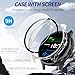 Kimiyaki 2 Pack for Garmin Venu 3S 41mm Screen Protector Case [Full Coverage], Hard PC Bumper All-Around Protective Accessories Built-in Tempered Glass Film for Garmin Venu 3S