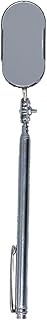 Ullman B-2T Oval Telescoping Pocket Inspection Mirror, 2" Length x 1" Width Mirror, 4-1/2" to 19" Extended Handle Length