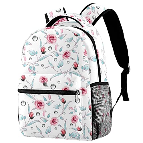 Sac à dos d'école jaune et multicolore pour garçons et filles