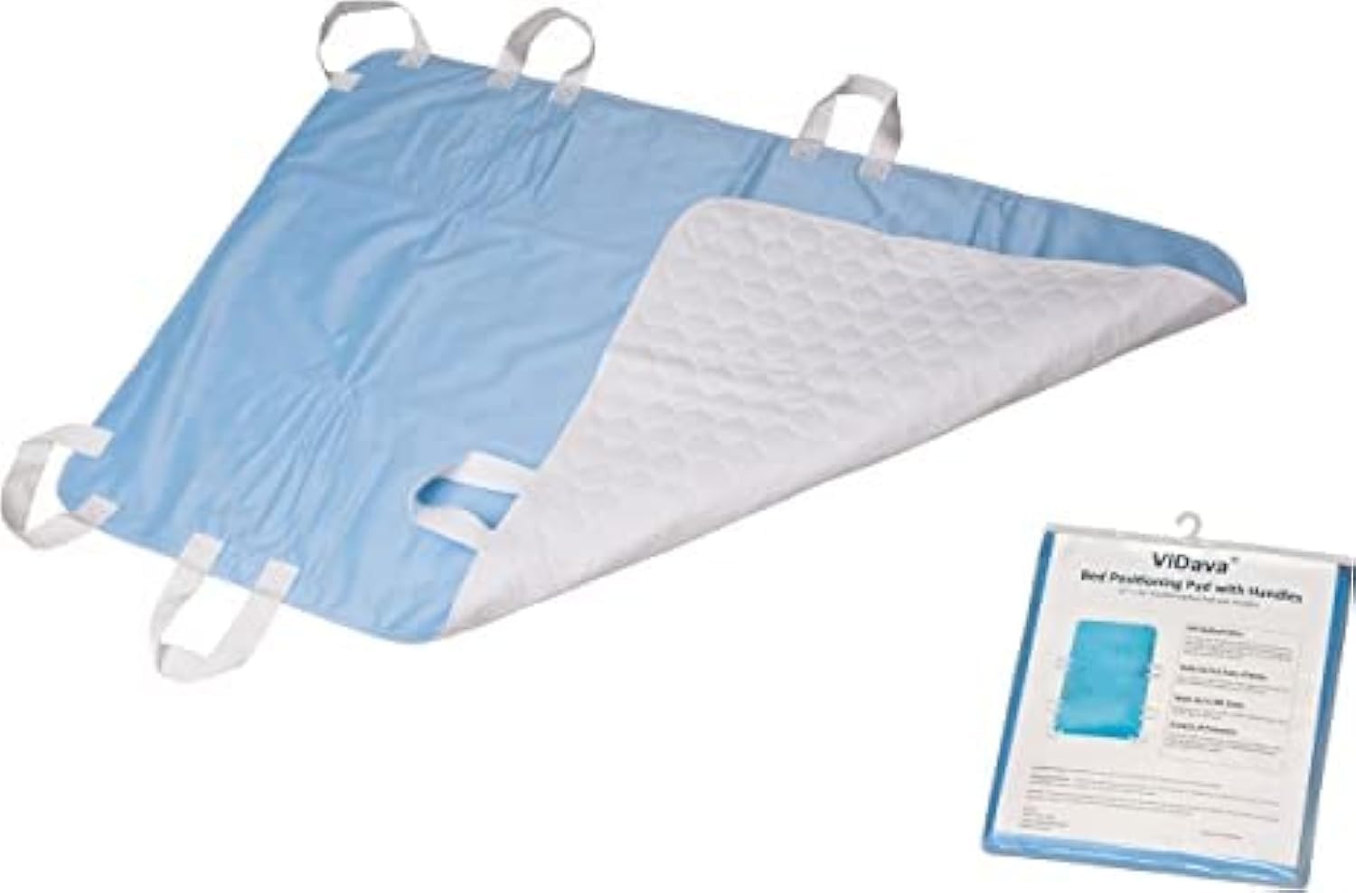Protège-matelas imperméable pour incontinence 86,4 x 132,1 cm | 6 poignées pour une manœuvre facile | Lavable | Qualité hôpitale