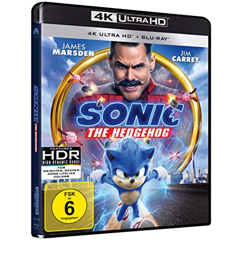 Sonic the Hedgehog – 4K Blu-ray (UHD + Blu-ray Disc)