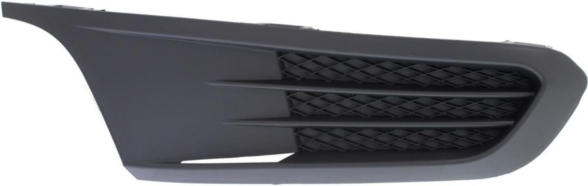 DAT AUTO PARTS Front Right Passenger Side Bumper Fog Light Lamp Hole Cover Grille Molding Trim Replacement For 2011-2014 Volkswagen Jetta Except GLI Black Textured VW1039119 5C68536669B9