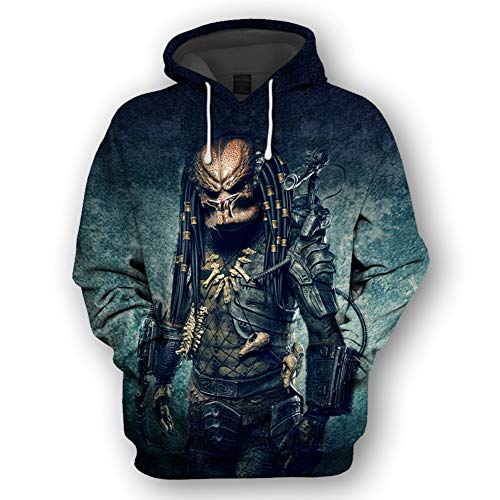 XLST 3D impresión digital novedad sudadera con capucha sudaderas unisex, A, XXXL