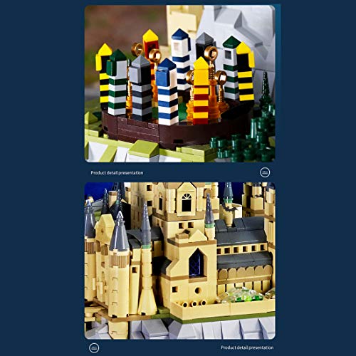 BANDRA 6862 Stück Schloss Bausteine Modell DIY Hogwarts Schloss Kompatibel mit Lego – Bild 5
