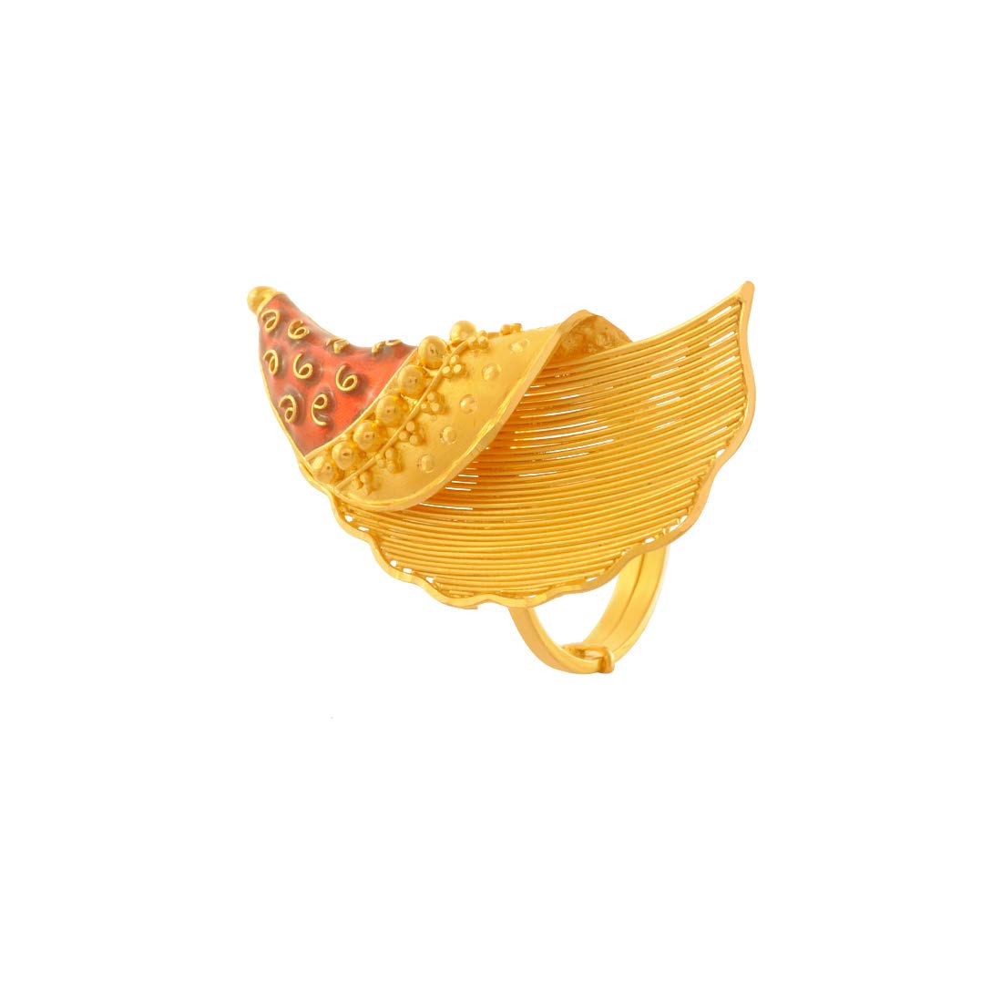 22k (916) Yellow Gold Ring for Women-image-47