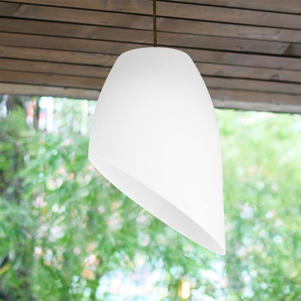 Uonlytech 5pcs Angled Horseshoe Lampshade Horseshoe Lamp Cover Lamp Shade Cover Ceiling Fan Light Cover Cylinder Pendant Shade Small Lamp Simple Lamp Cover White Pp Hanging Horse Shoes E27