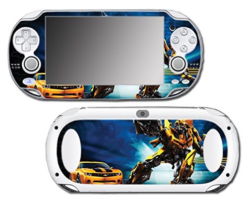 Transformers Bumblebee Autobots Car Auto Robot Video Game Vinyl Decal Skin Sticker Cover for Sony Playstation Vita Regular Fat 1000 Series System