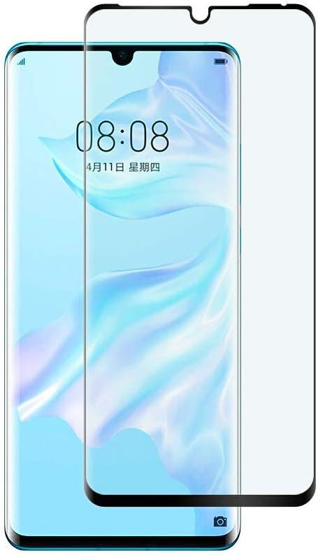 KOFOHO [2 Pack] For Huawei P30 Pro Screen Protector, Free Case Friendly HD Clear Bubble Scratchproof Tempered Glass Screen Protector Fit For Huawei P30 Pro Phone. Clear Black