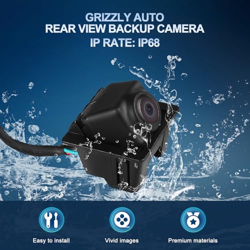 Image of Rear View Backup Camera Replacement for 2010-2016 Cadillac SRX 2010 2012 2013 2014 2015 2016 3.6L 3L 2.8L V6 Parking Assist Camera Replace 23205689