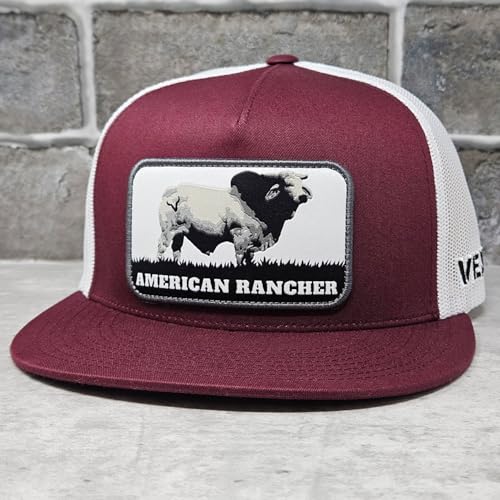 Image of Vexil American Rancher Adjustable Snapback Western Lifestyle Rodeo Southwest Inspired Meshback Hat