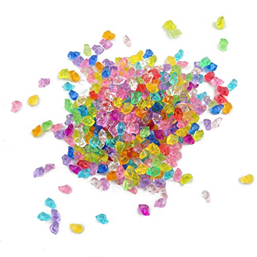 1000 piezas de cubitos de hielo decorativos de plástico miniatura 2