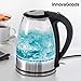 Produktbild Innovagoods 8.43553E+12 Wasserkocher mit LED, Schwarz/Silber