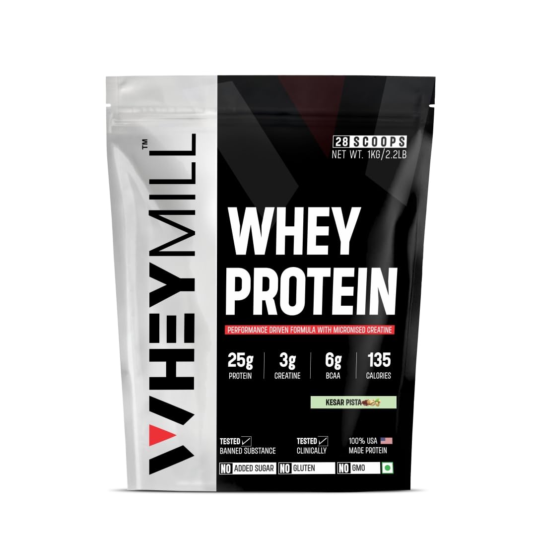 See full amazon price history chart for WHEYMILL 100% Whey Protein | 25g Protein, 3g Creatine, 6g BCAA | Easy Mixing, Low Carbs Whey Protein Supplement Powder for Men, Women & Athletes (1 Kg/2.2lb | 28 Servings | Kesar Pista) WHEYMILL 100% Whey Protein | 25g Protein, 3g Creatine, 6g BCAA | Easy Mixing, Low Carbs Whey Protein Supplement Powder for Men, Women & Athletes (1 Kg/2.2lb | 28 Servings | Kesar Pista) (B0CCVS5H6X) Amazon Price History, Amazon Price Tracker