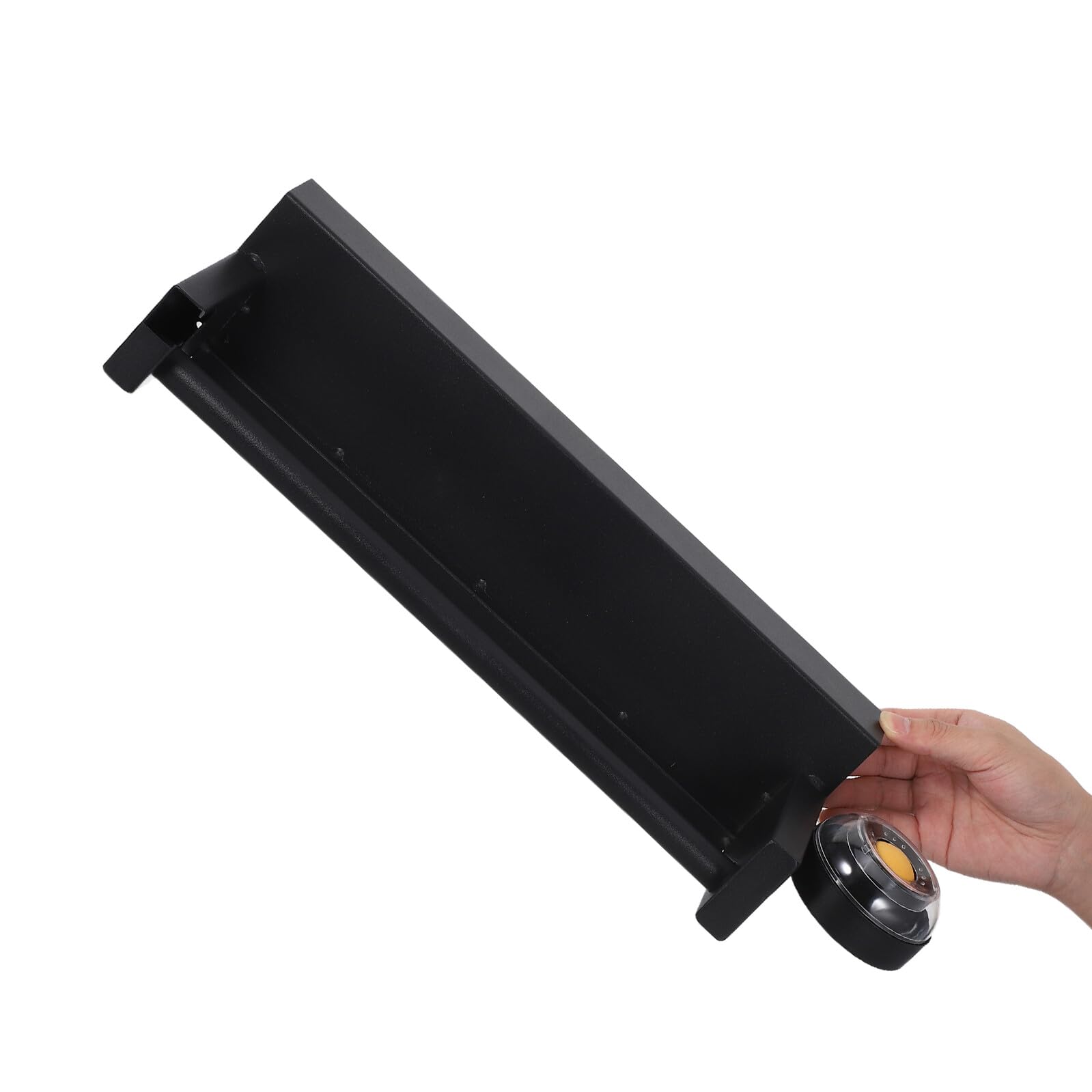 Organizador de Bolsas de Supermercado en Hierro Negro, Soporte Resistente Diseño Higiénico para Cocina y Comercio