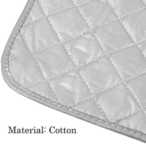 Miniatura 5 de Alfombrilla de planchado para planchar en cualquier lugar, manta portátil de planchado de viaje, 100% algodón, acolchada para proteger superficies,