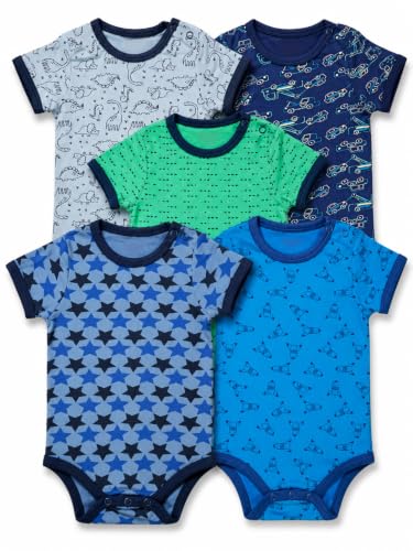 Image of TuddyBuddy 100% Cotton Multi Color Romper /Bodysuit /Onesies for Baby Boys & Baby Girls