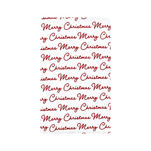 Image of Hudson Baby Unisex Baby Cotton Flannel Burp Cloths, Christmas Scene, One Size