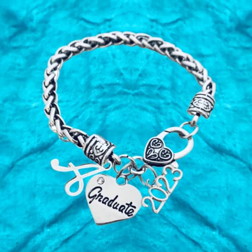 2023 Personalized Graduation Charm Bracelet With Initial Charm-Graduation Gift, Gift For Graduates, Class Of 2023 #TOP1