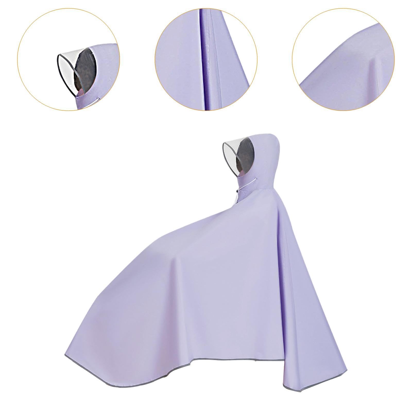 LOVIVER Poncho Da Ciclismo Impermeabile per Adulti con Cappuccio E Protezione