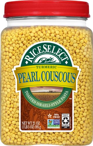 Image of RiceSelect Pearl Couscous With Turmeric, 21 OZ (Pack of 3)