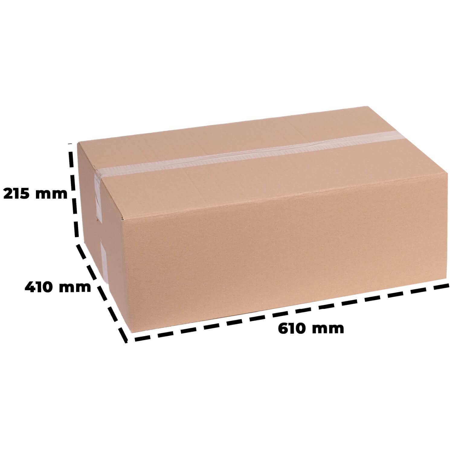 smiley pack 60 Stück Faltkartons 600 x 400 x 200 mm zweiwellig braun Versandkarton Verpackungskartons 60 x 40 x 20 cm aus Wellpappe 2 wellig Karton Pappkarton Versandbox Paket