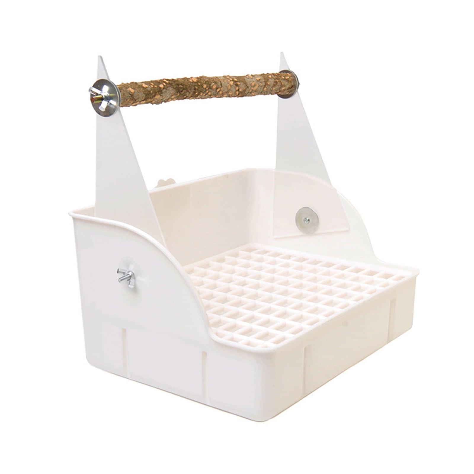 Perchoir d'entraînement pour perroquet en bois portable pour table