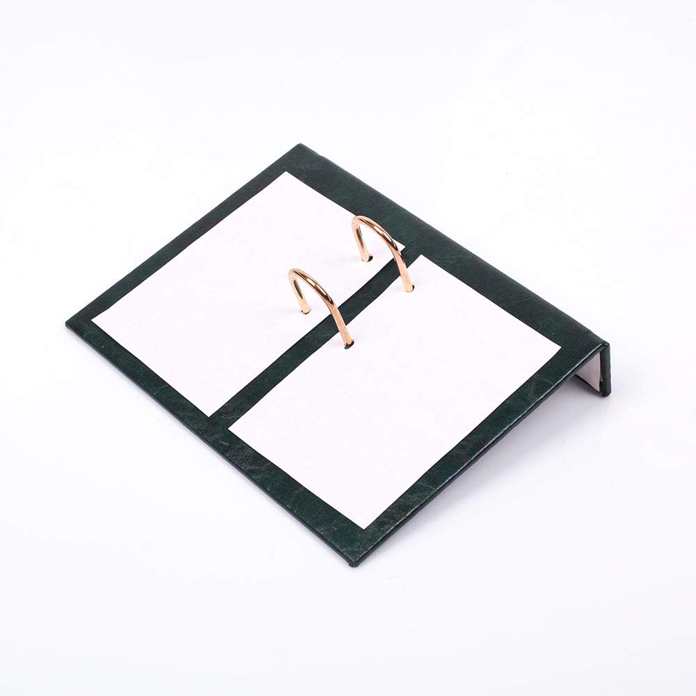 Schreibtisch-Set aus Leder – Schreibtisch-Organizer-Set – Büro-Schreibtisch-Zubehör – Kalenderhalter – 9 Zubehörteile – Schreibtisch (Green)