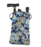 SP Ableware Quilted Cotton Folding Cane Bag - Print, Blue (703340000)