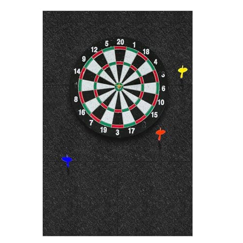 6 Stück Dart Wandschutz, 30×30×1.2cm Dartscheibe Hintergrund Schutz Dartboard-Wandschutz Dartscheiben Umrandung Dartscheibe-Wandrahmen für Darts Area Rückwand