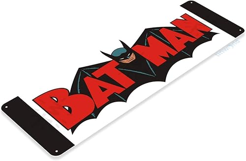 Miniatura 2 de Tinworld Letrero de estaño Batman Retro Superhéroe Cómic de dibujos animados Batman Colección Bat Cave B109
