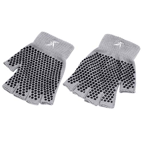 ProsourceFit Grippy Yoga Gloves Improve Your Yoga or Pilates Practice by Creating a Non-Slip Grip to Increase Stability and Reduce Sliding While Holding Poses