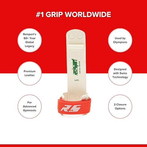 Miniatura 2 de Reisport Ladies Uneven Bar Grips - Velcro - XXSmall