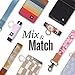 Thread Wallets Wrist Lanyard Strap for Men & Women, KeyChain Wristlet, Wristlet Keychain for Badge, Wallet, and Phone Wrist Strap, Wristlet Strap for ID Badge (Surf Blue)