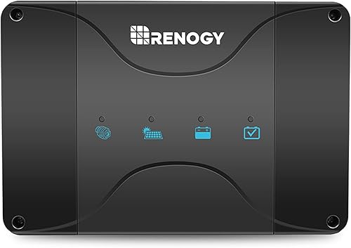 Renogy Cargador de batería de 12 V 30 A CC a CC con MPPT, cargador de batería a bordo para baterías de gel, AGM, inundadas y de litio, con carga