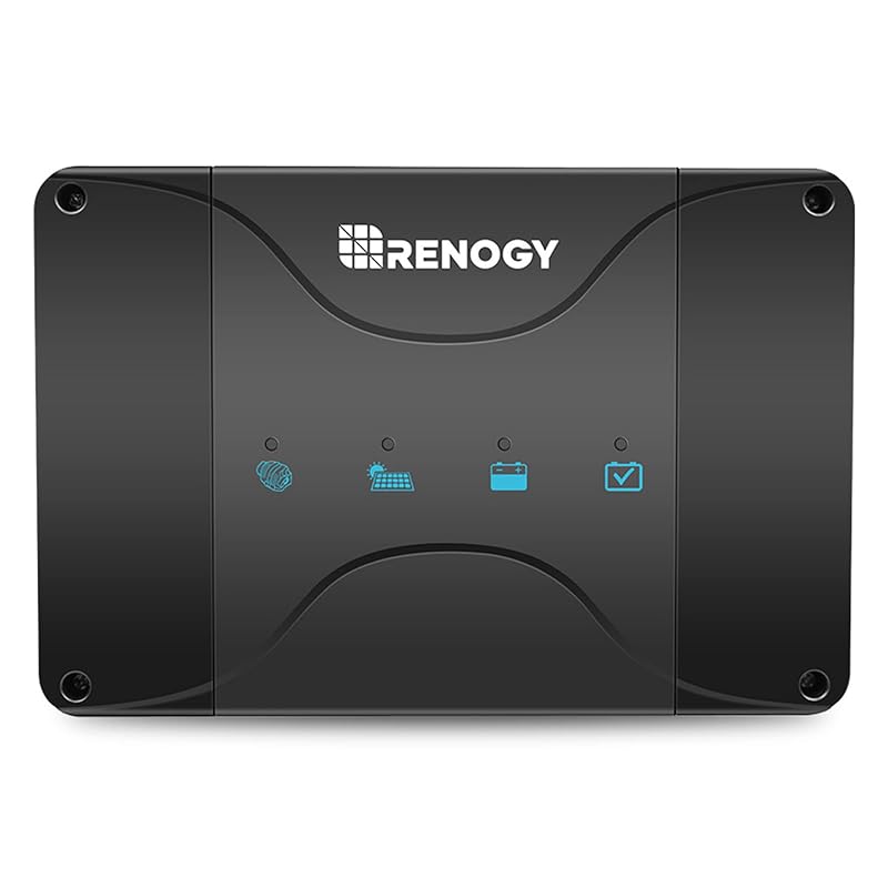Carregador de Bateria DC-DC MPPT Renogy 12 V 30 A com Entrada Dupla para Painel Solar e Alternador