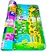 Gutsbox Tappeto Gioco Bambini Pieghevole Pavimento Antitrauma Tappeto Bimbi Doppia Faccia Tappeto Giochi per Cameretta Bambini Tappetino, Impermeabile e Atossico