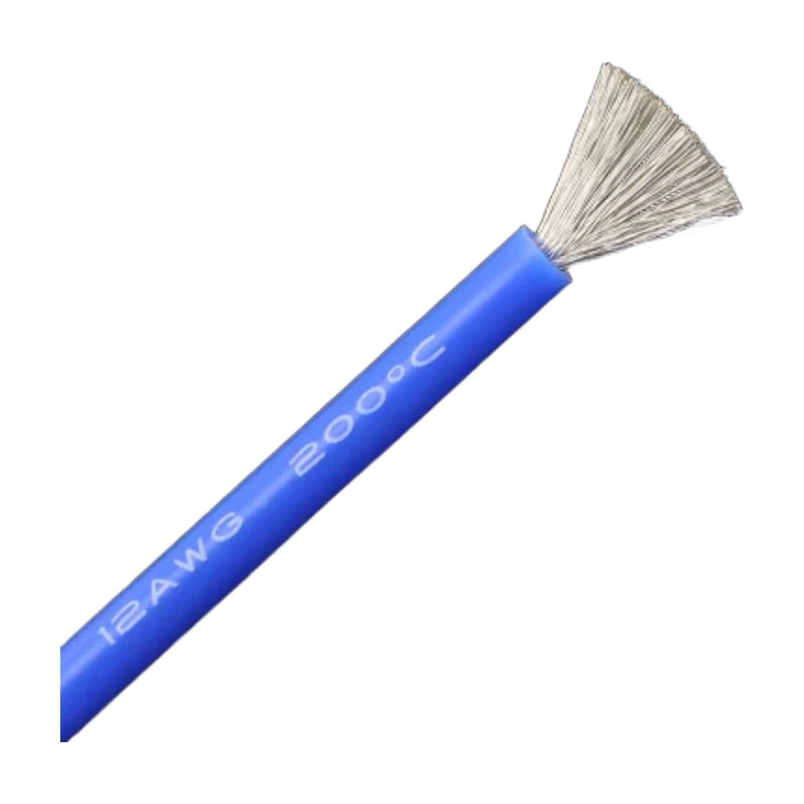 Cables eléctricos 30 28 26 24 22 20 18 16 AWG (azul; 10 metros; 26 AWG)