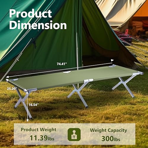 Outvita-Folding-Camping-Cot-Sleeping-Bed-with-Carry-Bag-Lightweight-Portable-Cots-for-Travel-Fishing-Hiking-and-Outdoor-Activities