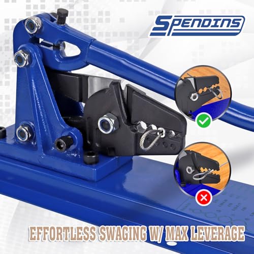 Image of 24 inch Bench Swaging Cutting Tool for 1 /16 inch - 3 /16 inch Wires