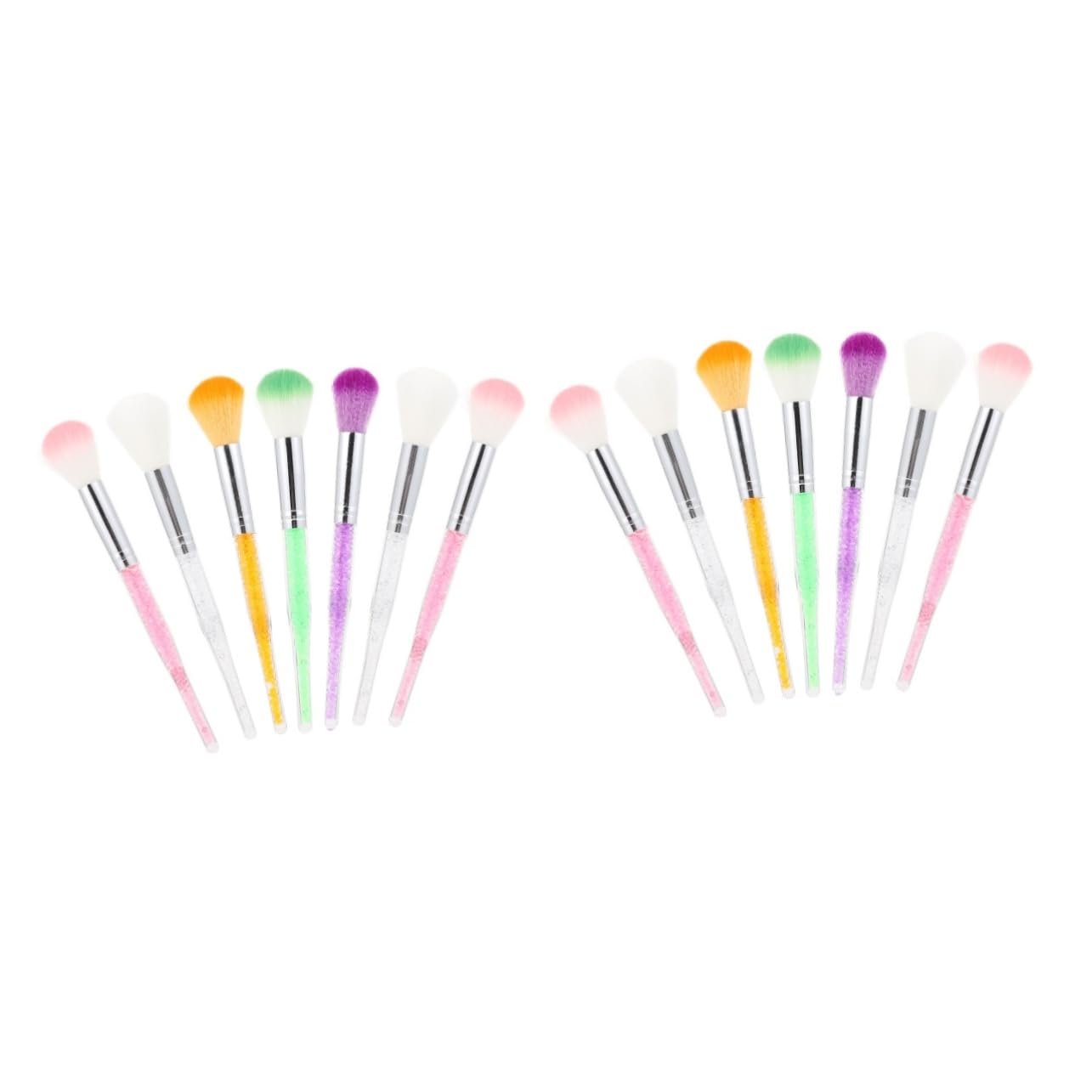 FRCOLOR 14 Piezas cepillo de limpieza de uñas pinceles para uñas pinceles uñas acrilicas cepillo para las uñas clavo limpiador de brochas de maquillaje cepillo uñas limpiador de uñas