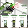 Huepar Herramienta de Medición Láser 3 en 1, Medidor Láser 400Ft y Nivel Láser de Línea Cruzada Verde 33Ft y Cinta Métrica 6.5Ft, Recargable, Locución, Multimodo, Resistente para Construcción y Hogar, SW-T120 8