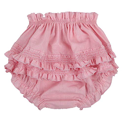 Image of GURU KRIPA BABY PRODUCTS Presents Cotton Fabric Back Frill Panty for Baby Girl Inner Wear Drawer /Bloomer Underwear Brief Girl Casual Nikker for Baby Girls Pack of 6Pcs